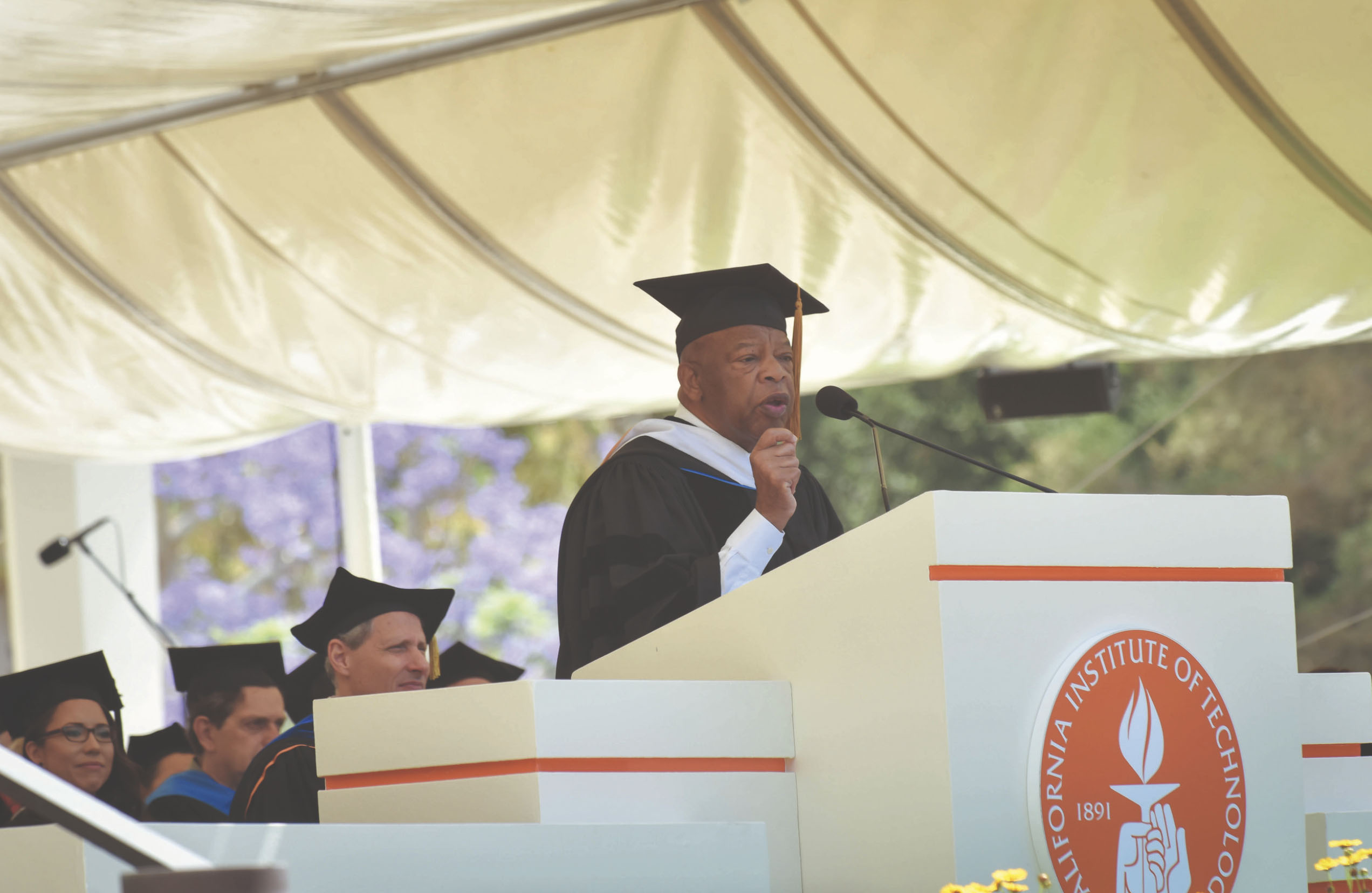 US Congressman and Civil Rights Leader John Lewis Speaks at Caltech’s 124th Annual Commencement