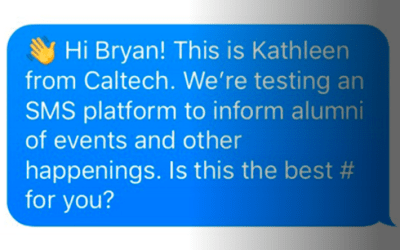 Caltech Fund Launches New Texting Platform